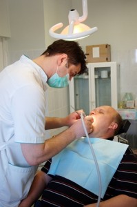 Dentists use nitrous oxide to calm mildly anxious patients.